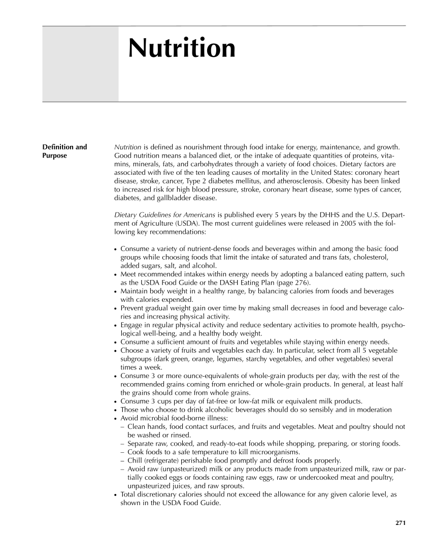 Occupational Health Nursing Guidelines for Primary Clinical Conditions, Fourth Edition page 271