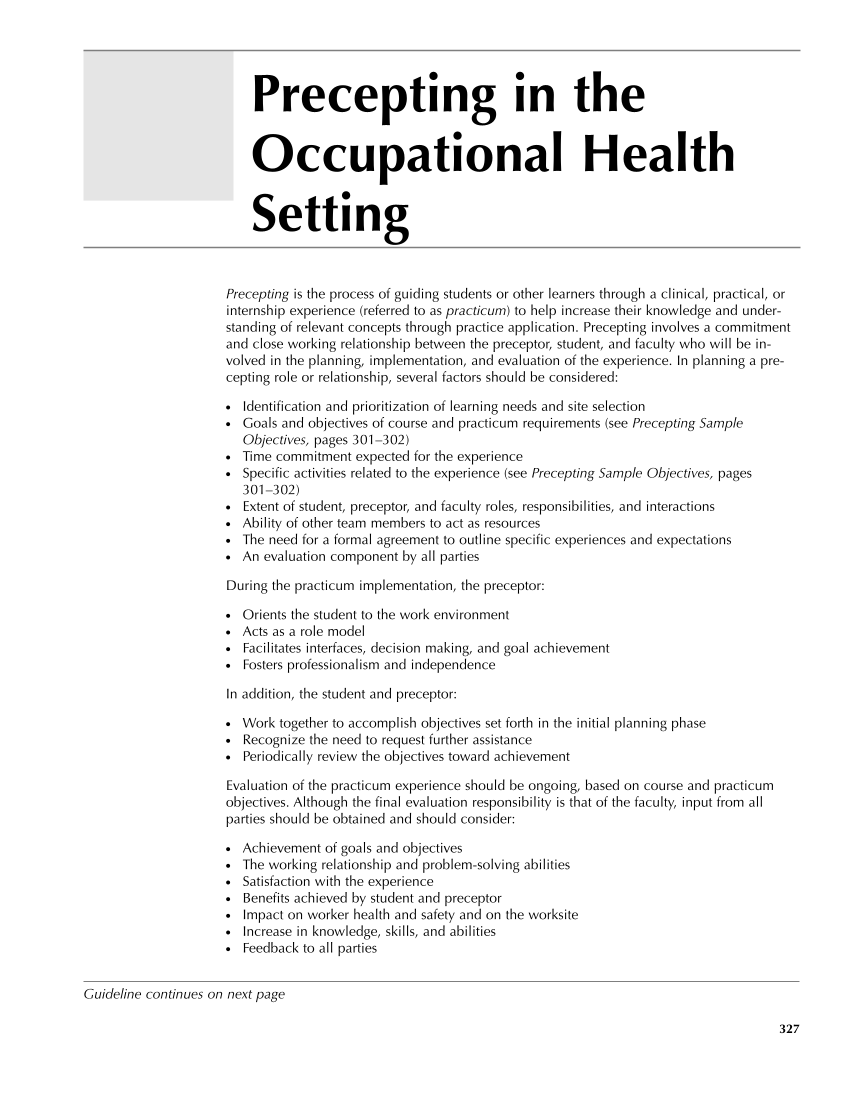 Occupational Health Nursing Guidelines for Primary Clinical Conditions, Fourth Edition page 327